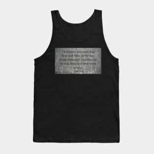 Winning First Quote of Sun Tzu Tank Top